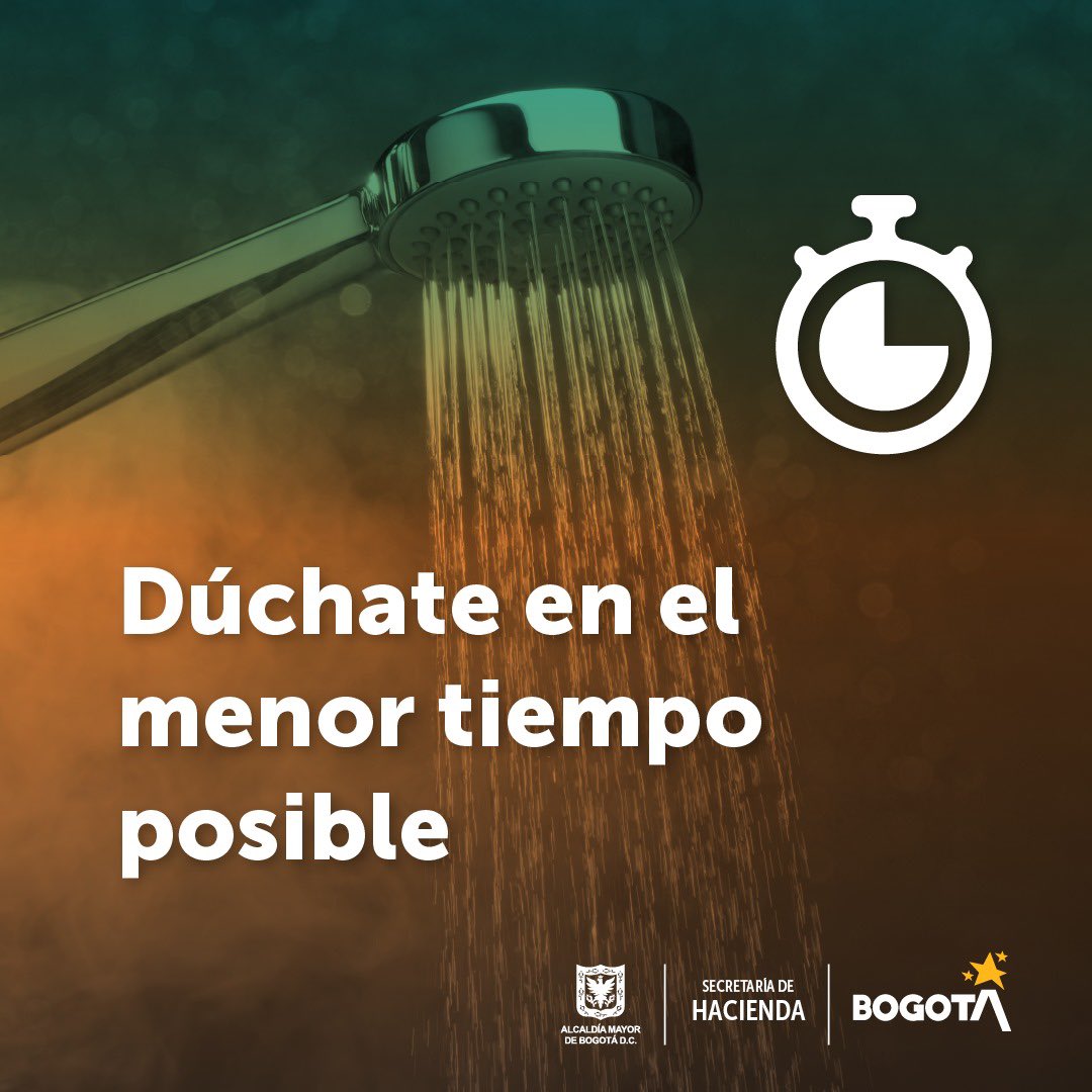 💧 Cada gota cuenta al bañarte, si te vas a enjabonar, ¡#CierralaLlaveYa! 🧼