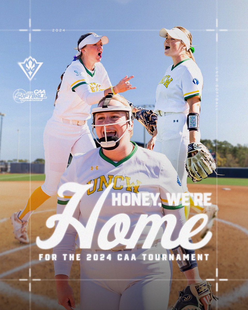 No Place Like Home. 🏡

The Seahawks have locked in a berth to the 2024 <a href="/CAASports/">Coastal Athletic Association</a> Softball Championship at Boseman Field in May!

🎟 bit.ly/49IJR8V 

#UNCW #CAAChamps