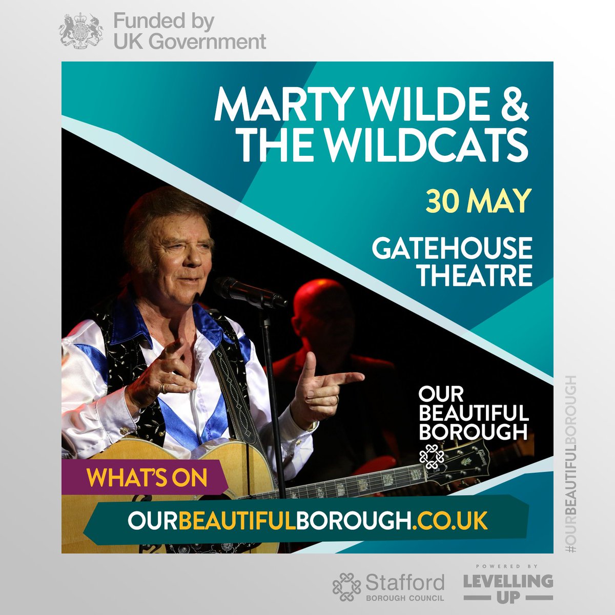 #Marty #Wilde has secured the rare feat of chart success as a singer and songwriter across eight consecutive decades. Celebrate with Marty and his Wildcats as they perform at @Staff_Gatehouse on Thurs 30 May: tinyurl.com/4rb2wsvk #NightsOut #LiveMusic #OurBeautifulBorough