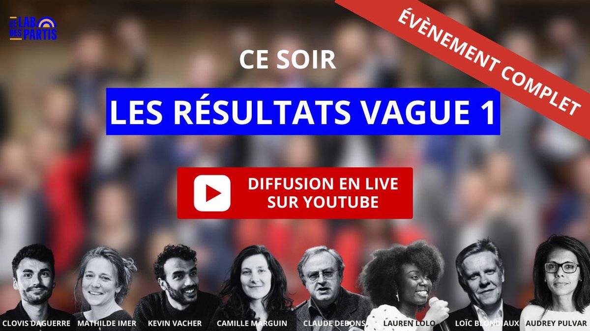 Faut-il sauver les partis pour sauver la gauche ? Et comment ? 

Live en cours sur notre étude de 6 mois sur les partis politiques 
#labodespartis 

youtube.com/live/GBkUZMPMp…