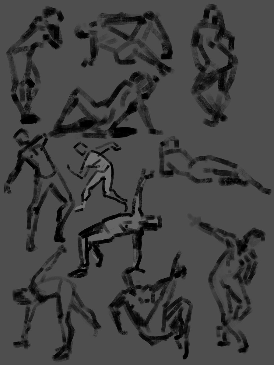 1 minute gestures 

#figuredrawing