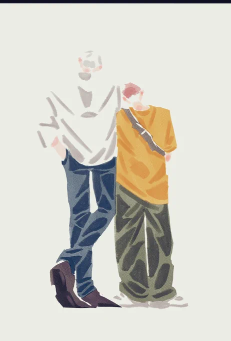 線なし、少しかわいくないですか?(過去絵ですみません)五悠5 