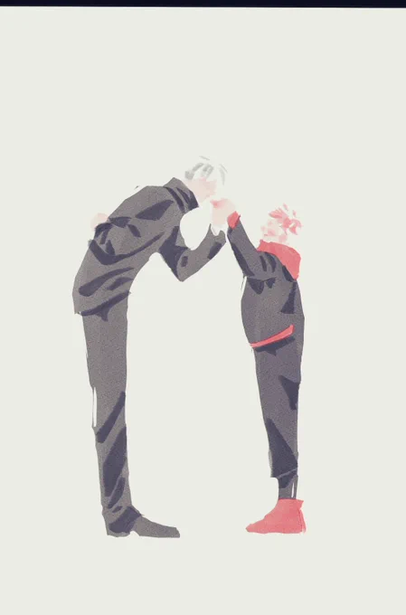線なし、少しかわいくないですか?(過去絵ですみません)五悠5 