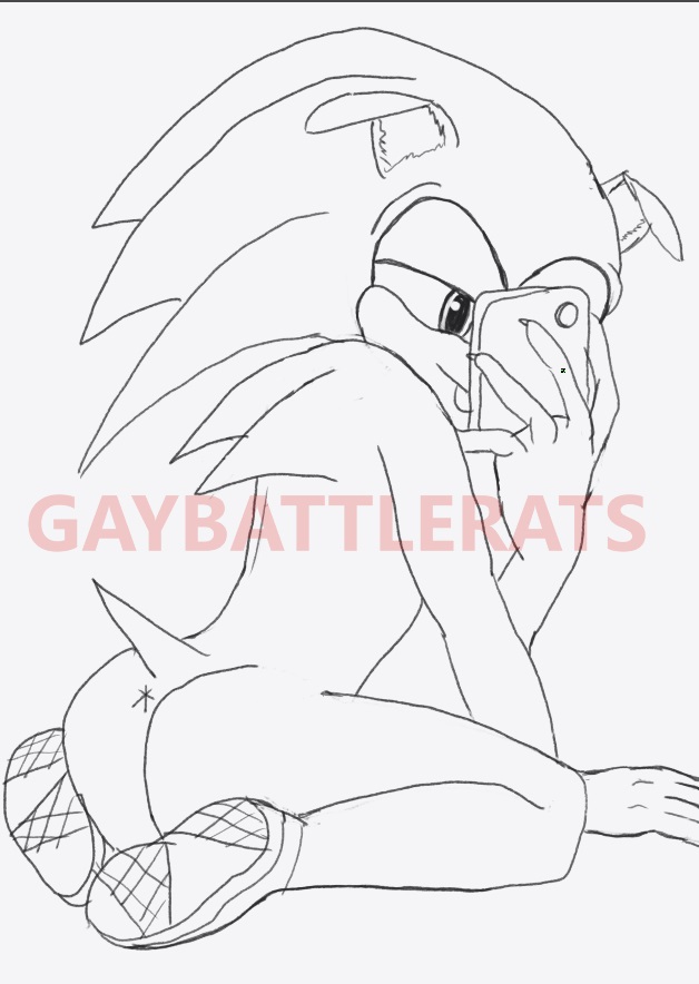 GayBattleRats's tweet photo. Quick Sonic Sketch while I test out Krita. There are mistakes I want to fix later but I have a headache.

Who do you think he's going to send that photo to?

#SonicTheHedgehognsfw #Sonicnsfw #furrynsfw https://t.co/9gRlEjOSJE