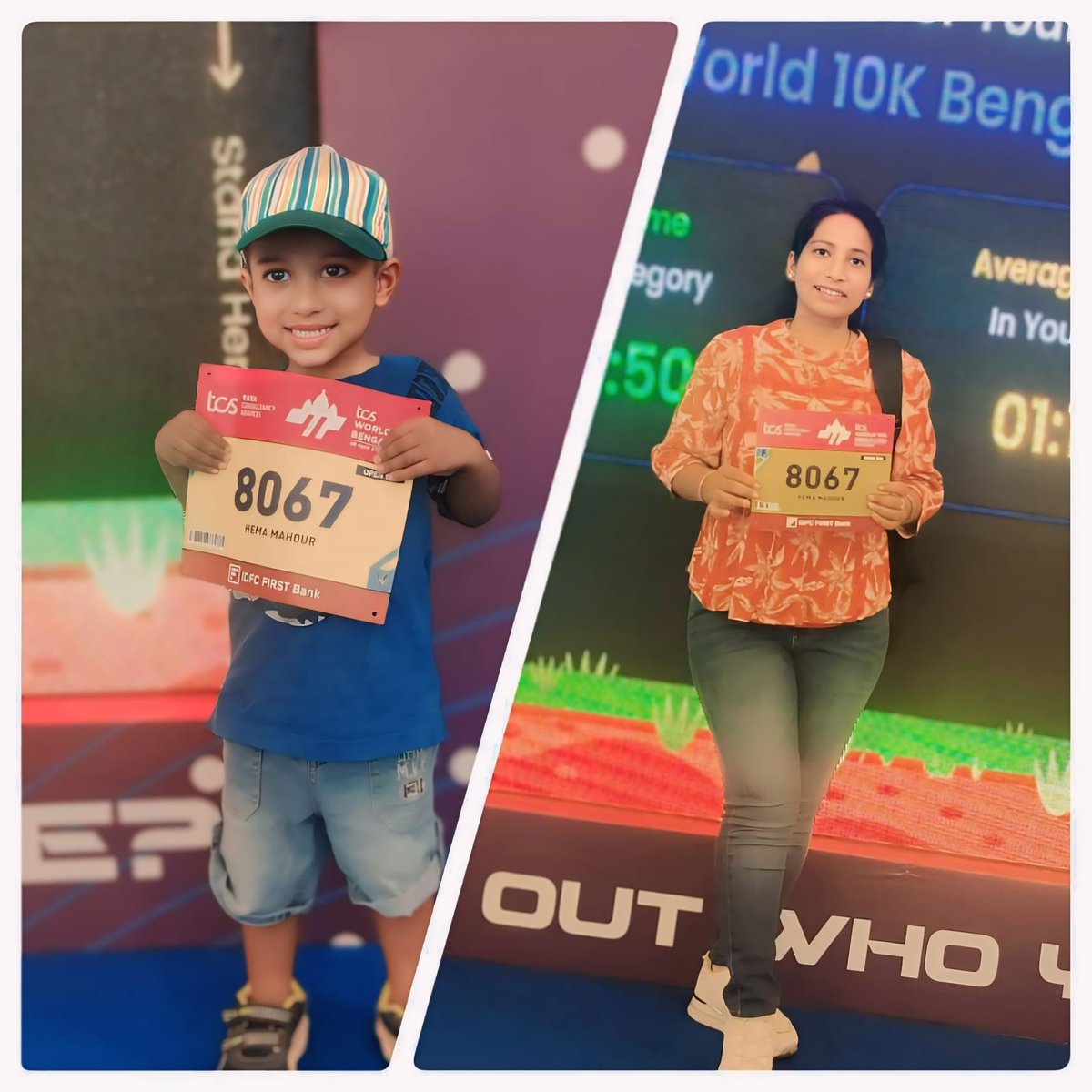Hey there, Bangalore buddies! Who's pumped up for the #TCSWorld10K marathon? 🏃‍♂️🏃‍♀️ Exciting news – my son Harsh and I are gearing up to be your enthusiastic cheerleaders, hooting for Hema and all of you! 😊😍 Let's unite  there in Field Marshal Sam Manekshaw Parade Ground Bgl.