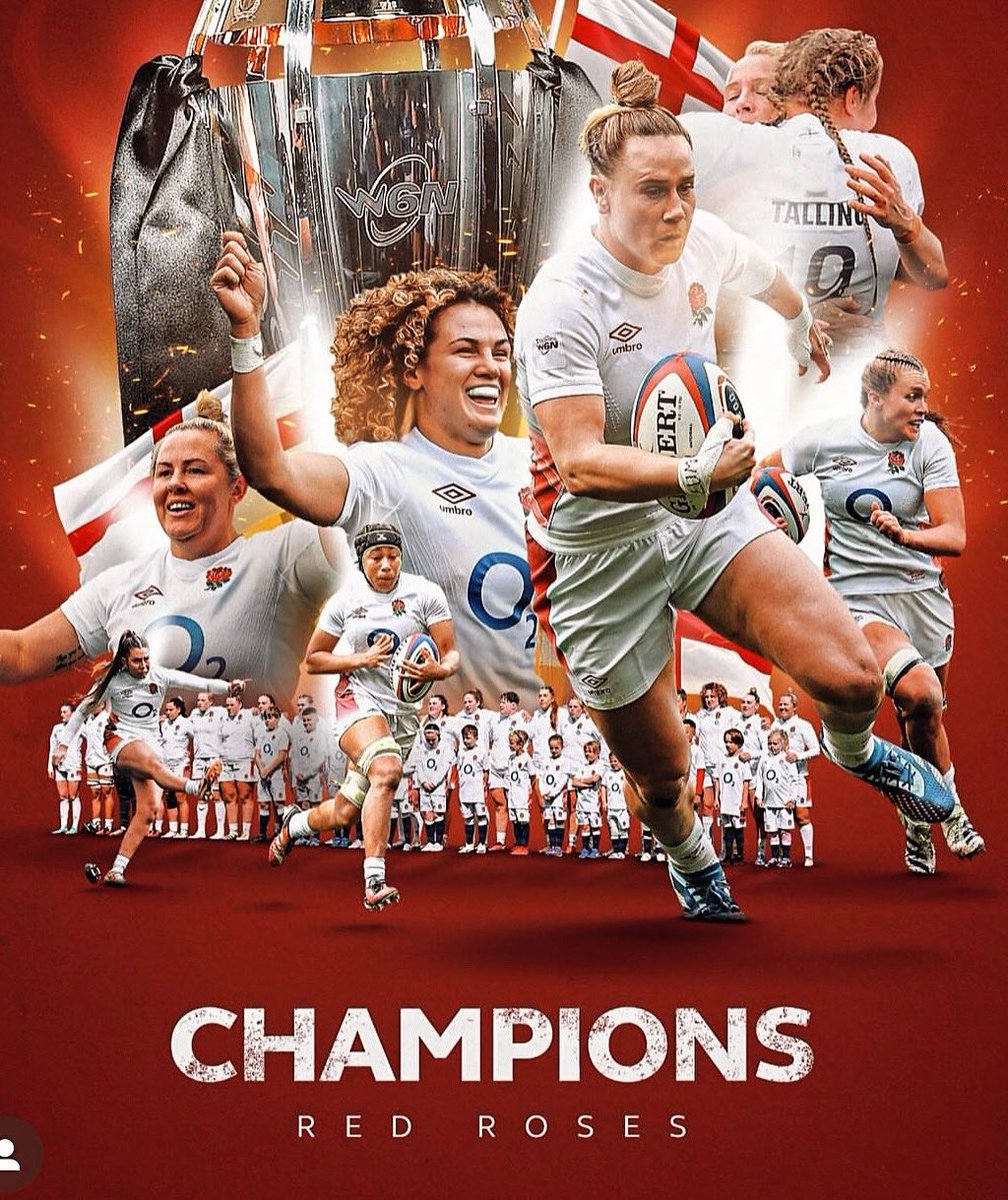 🎉Congratulations to my @RedRosesRugby sisters, another @Womens6Nations grandslam to add to the cabinet. 🌹

🏆Well played ladies, bring on the @rugbyworldcup 

#rugby #sixnations #grandslam #womensrugby  

📸 credit @rugbyworldcup