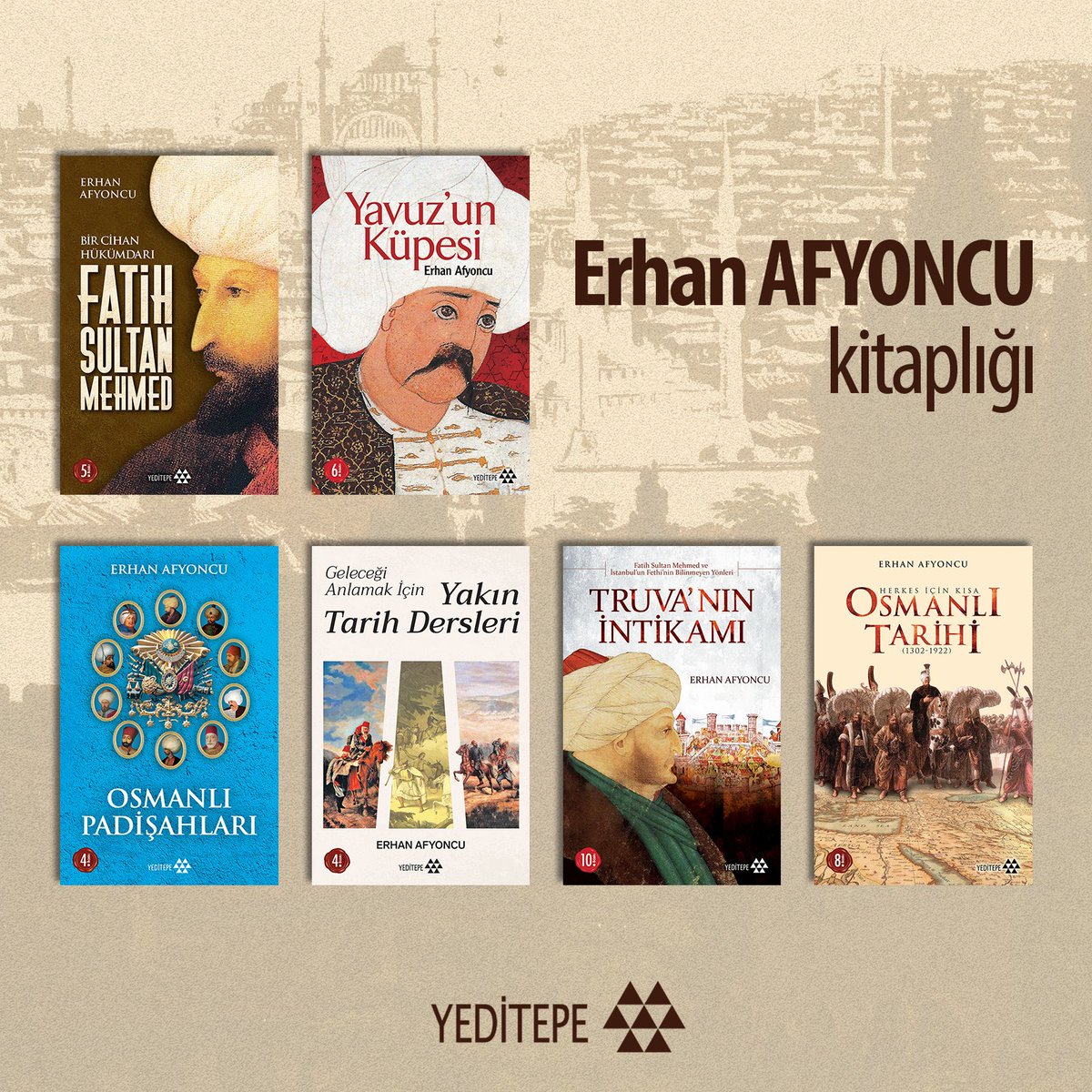 Erhan Afyoncu kitaplığı 📚 #yeditepeyayınevi #ErhanAfyoncu