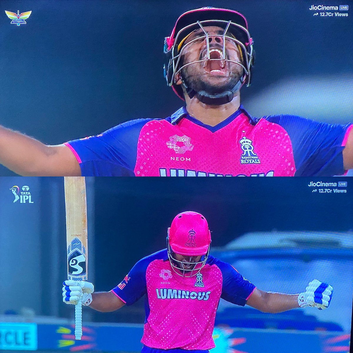 I have never seen Sanju Samson celebrate a win like this.. 🥹❤️ #SanjuSamson