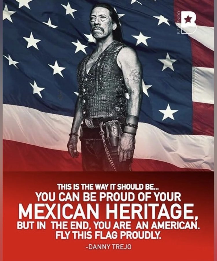 Exactly, @officialDannyT. No matter what ethnicity we are, we are all Americans, we should be grateful and proud to be citizens of the greatest country in history, and we should proudly fly the American flag.