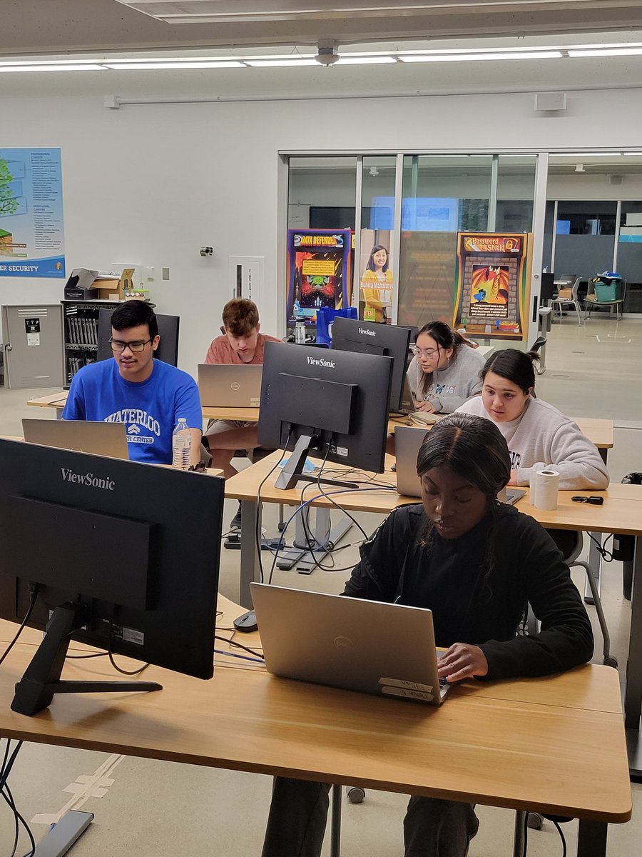 kkuhlers's tweet photo. @WaterlooSchools Cyber students competing all day today virtually in the @CalPolyCCI California Cybersecurity Institute Space Grand Challenge "This is way amazing" @AmyMiehe @CentralRivers @IowaALN #LastCompetition @IowaSTEM @IADeptofEd @dahlbys @IowaCSTA #BeBold @growcedarvalley https://t.co/rKtGG5iNI1