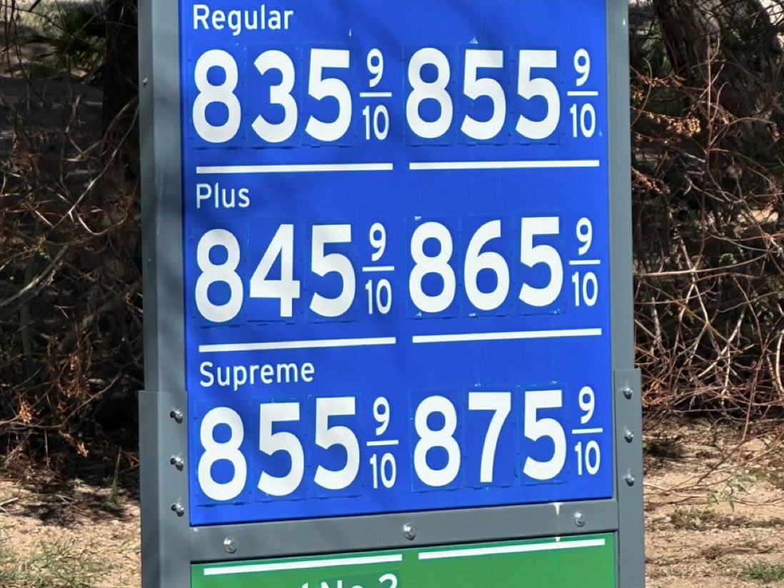 Gas prices in California today 🤮