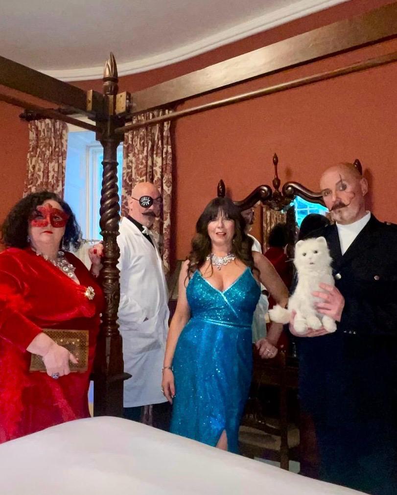 <a href="/PlayDead23/">Play Dead NI</a> at #Kileavycastle last night performing our #Bond #murdermystery