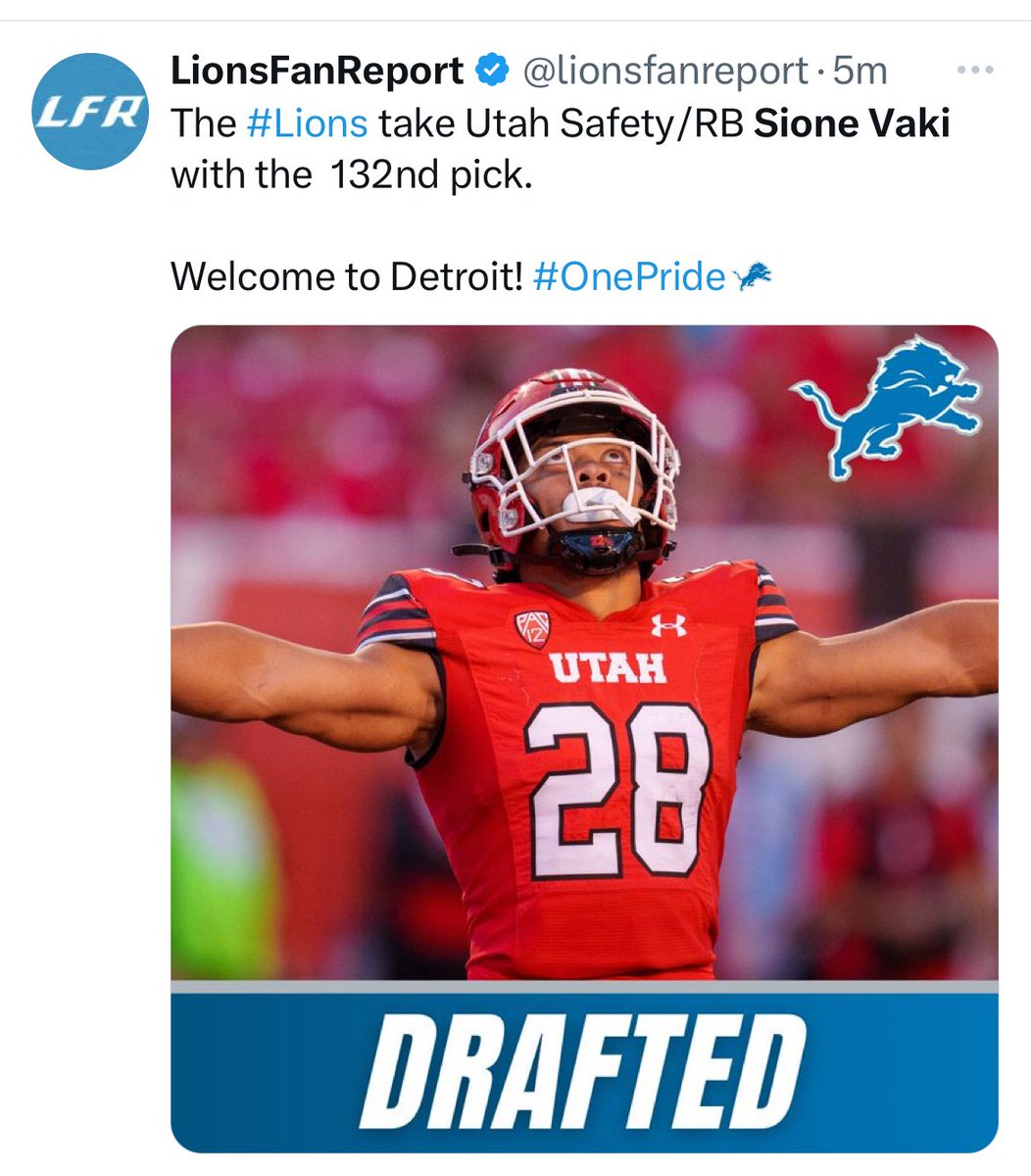 Former Liberty Lion 🦁 is once again a Lion! ⁦<a href="/lhslionsfb/">LibertyLionsFootball</a>⁩