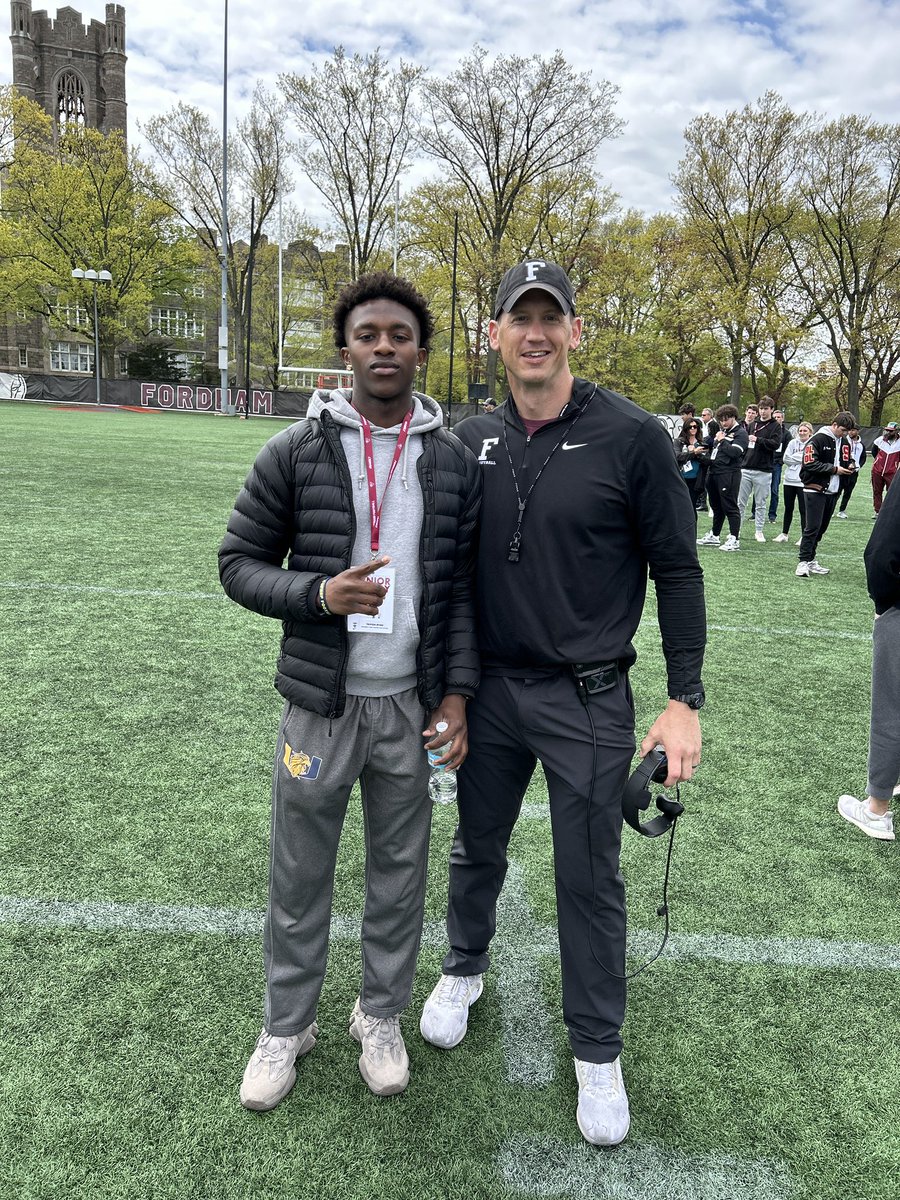 Had an amazing time today learning and watching some @FORDHAMFOOTBALL Highly appreciate @_CoachWilks @ArtAsselta @Coach_Conlin for having me!! #RAMLIY