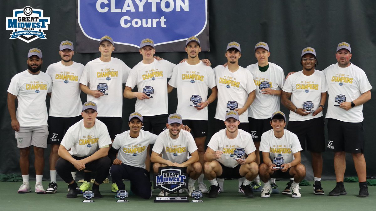 2024 Great Midwest Men's Tennis Champions, <a href="/gotiffindragons/">Tiffin University Athletics</a>! 🏆