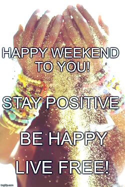Happy weekend! ✨