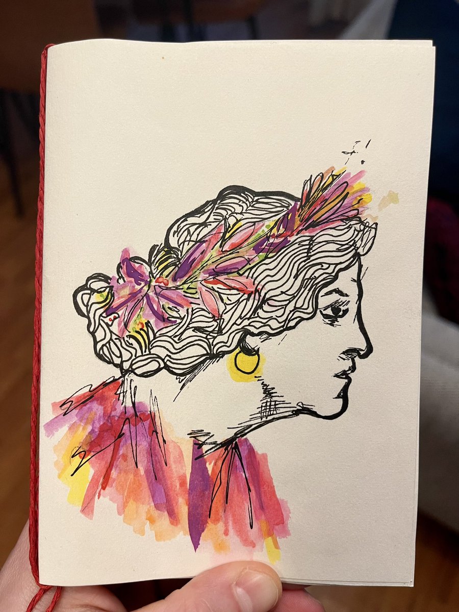 Ein Unikat sondergleichen: Meine gute Freundin und Dialektdichterin Anna-Lena Obermoser hat mir eine Übersetzung ausgewählter #Sappho-Fragmente ins Pinzgauerische geschenkt – handgemacht und illustriert. Sappho im Dialekt, was für eine Freude.