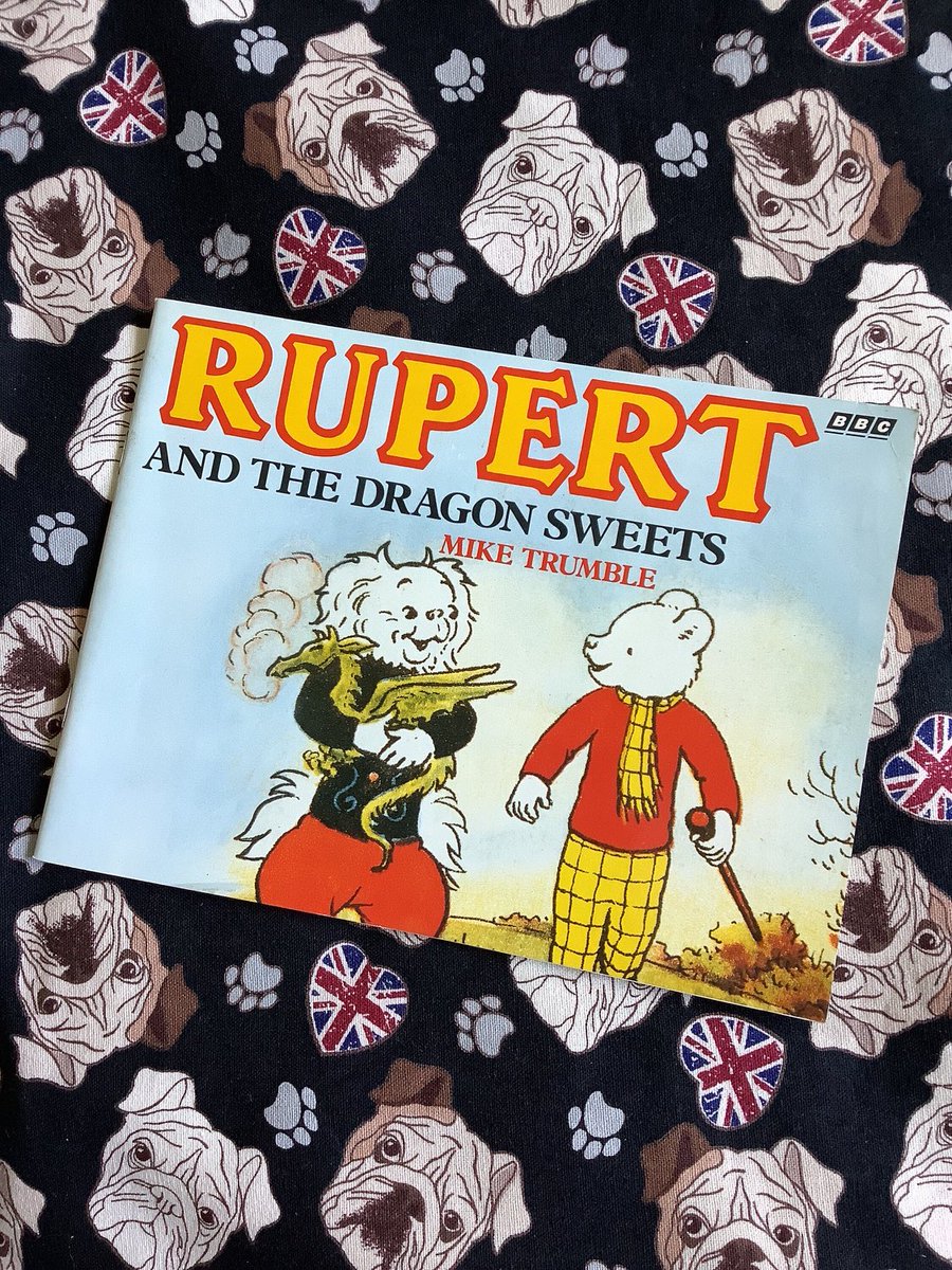 A fun 1989 Vintage Book Gift. Rupert And The Dragon Sweets in Paperback    watsonsvintagefinds.etsy.com/listing/170864… #Vintage #ChildrensBook #RupertBear #PictureBook #nostalgia