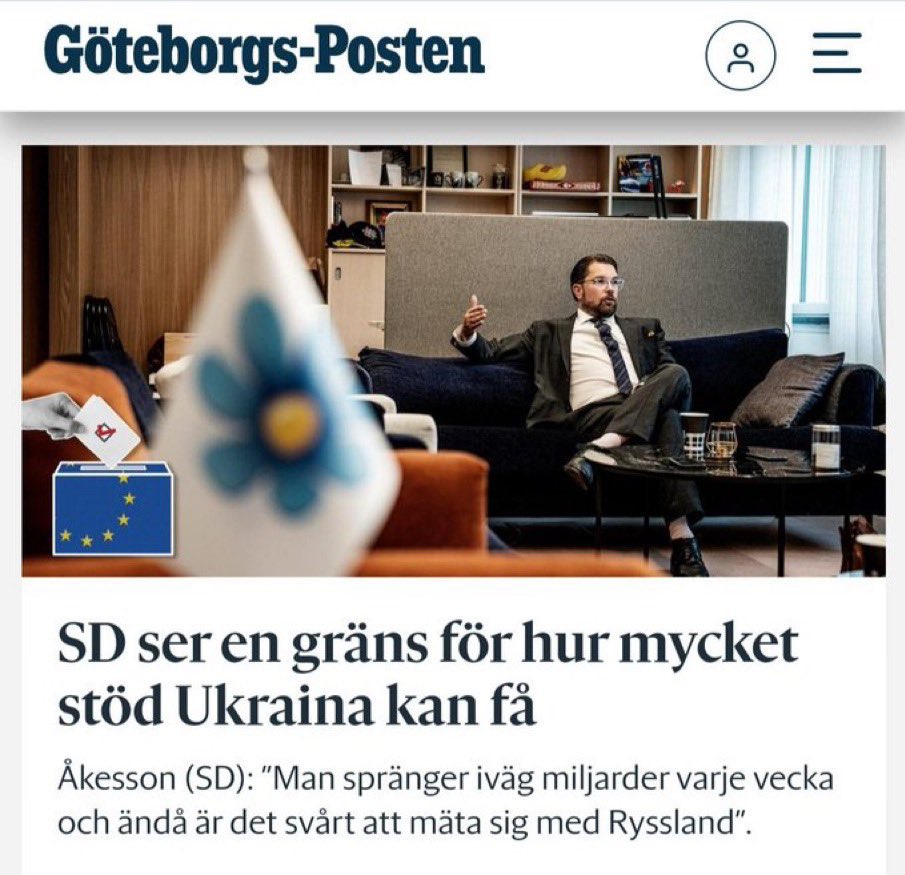 SD är större Putinvänner än Sverigevänner.