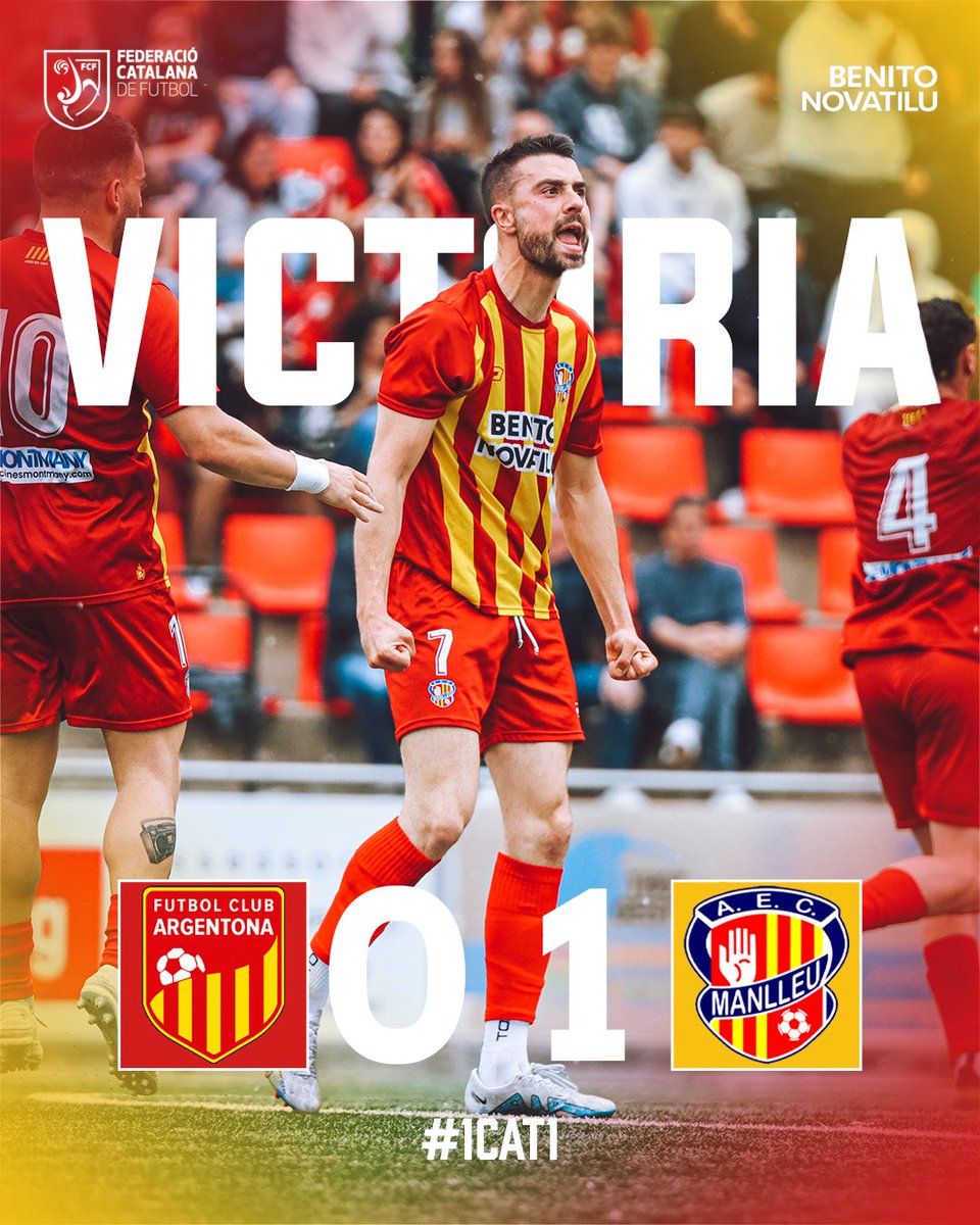 FINAL!

ENS PROCLAMEM CAMPIONS DE LLIGA! ❤️‍🔥

<a href="/fcargentona/">FC Argentona</a> 0-1 <a href="/AECManlleu/">AEC Manlleu</a>

⚽️ Lluís

🟡🔴 #somdelmanlleu #1cat1