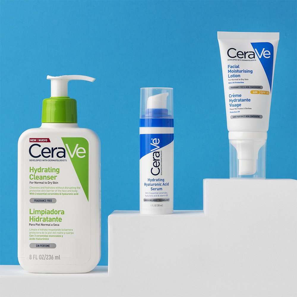 🌟 ¡Descubre el secreto de una piel sana con CeraVe! 💧 Nuestra gama de productos hidratantes y suaves cuida tu piel a diario. Di adiós a la sequedad y la irritación. 🙌 #CeraVe #CuidadoDeLaPiel #PielSana #FarmaciaAguilarGarcía