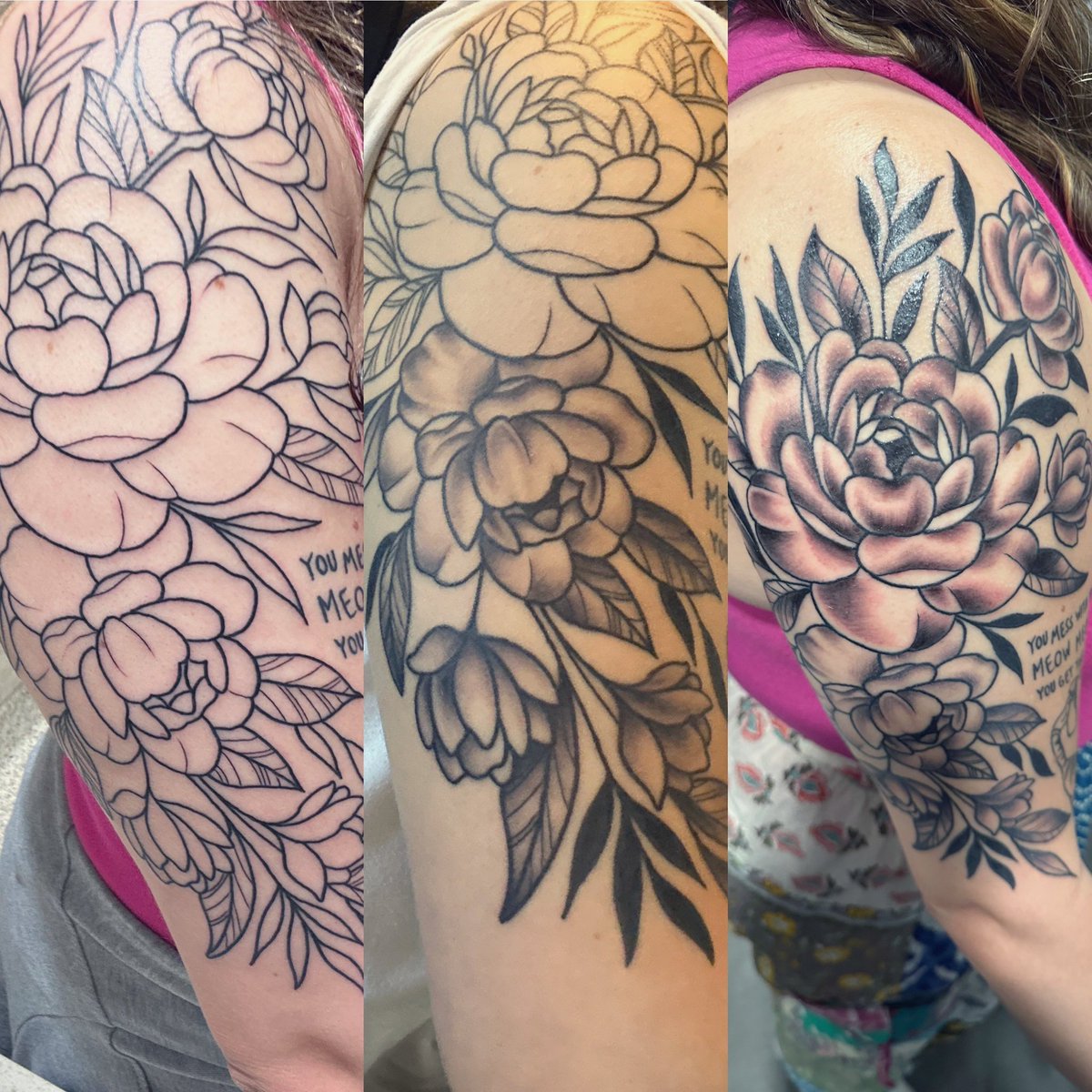 Finally done 🥳
#tattoo #beforeafter