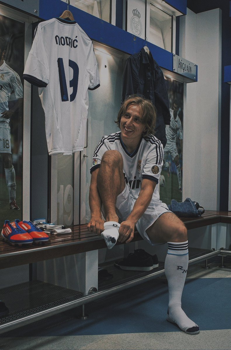 Luka Modric’s 1st day. ✨