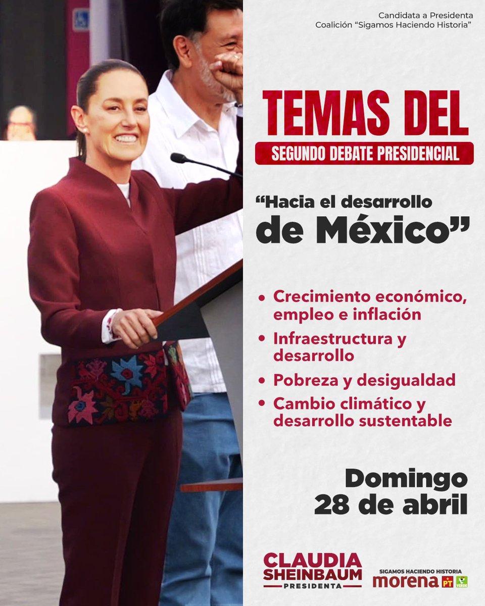 ManuelLuqueRo's tweet photo. Mañana tenemos una cita con la mejor Claudia Sheinbaum, para demostrar porque #ClaudiaPresidenta. 

#ManuelLuque #ML https://t.co/QAmNblo7NG