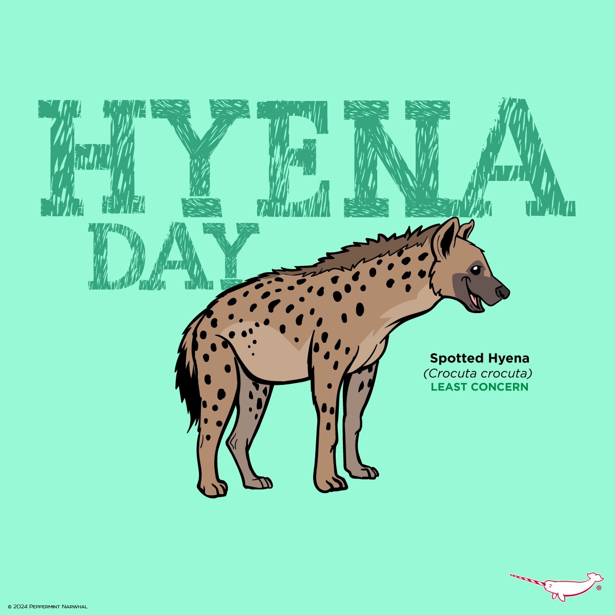 #HyenaDay #SpottedHyena Earth Day SALE - Save 20% Off Everything in the #PeppermintNarwhal Store. Shop Now: peppermintnarwhal.com Hurry Sale Ends 4/30/24. Int'l Shoppers visit our Etsy store: etsy.com/shop/Peppermin… #InternationalHyenaDay #WorldHyenaDay #Hyena