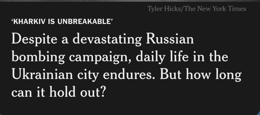 Notice how @nytimes is able to attribute responsibility to Russia’s “devastating bombing campaign” but didn’t do the same for Israel.