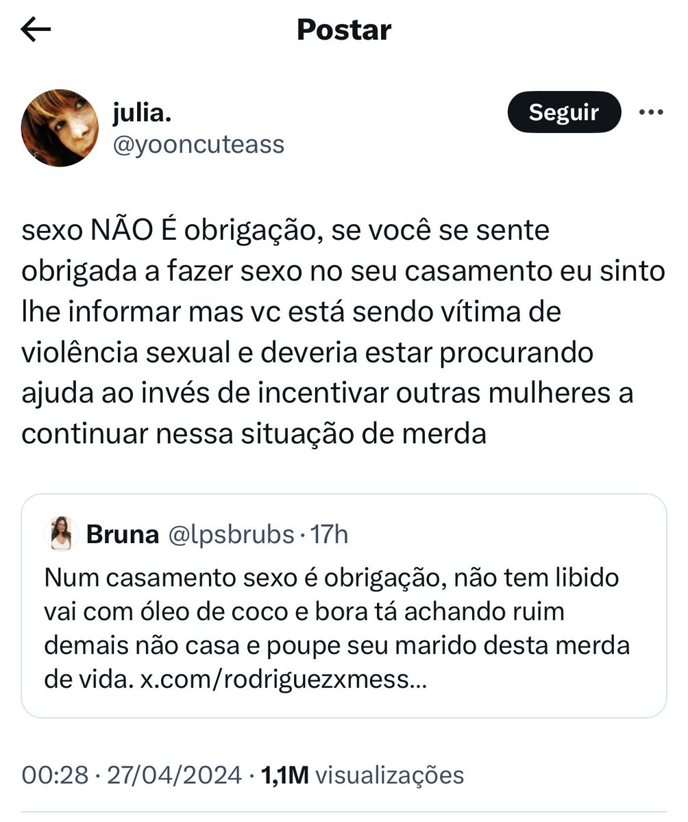 Homens, se sua mulher não quer transar, peçam o divórcio e saiam dessa relação de pseudo amizade que vocês chamam de casamento.