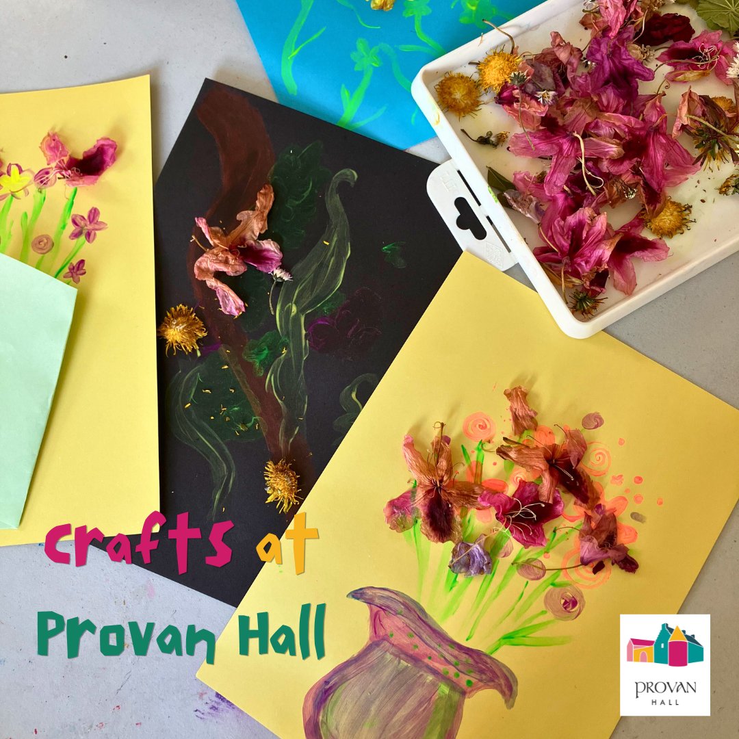 On again tomorrow 1pm- 3pm, dried flower collage crafts. Free and family friendly!

#glasgow #easterhouse #thingstodoglasgow #craftsglasgow