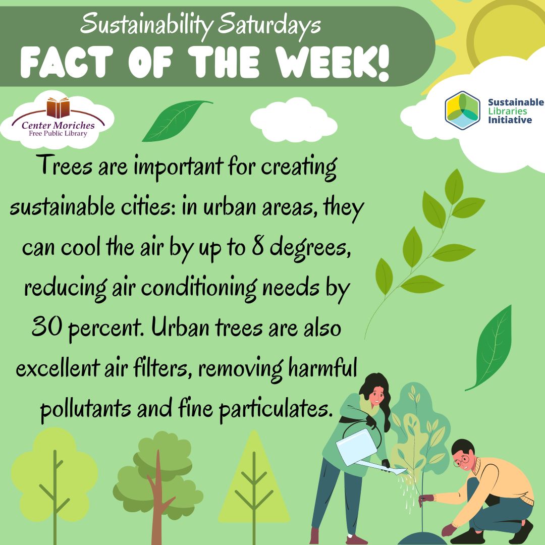 Sustainability Saturdays Fact of the Week! bit.ly/42LZn1k #cmorlibrary #sustainablelibrariesinititative #cmorsustainable #centermoriches Fact Source: unece.org/forestry/news/…