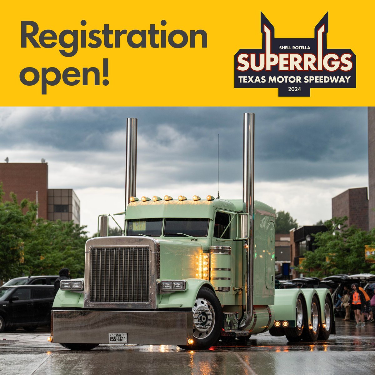 Get ready to show off your big rigs! 2024 @shellrotellat #SuperRigs registration is now open. Join us May 30 - June 1. Register here buff.ly/44eqjZ0.