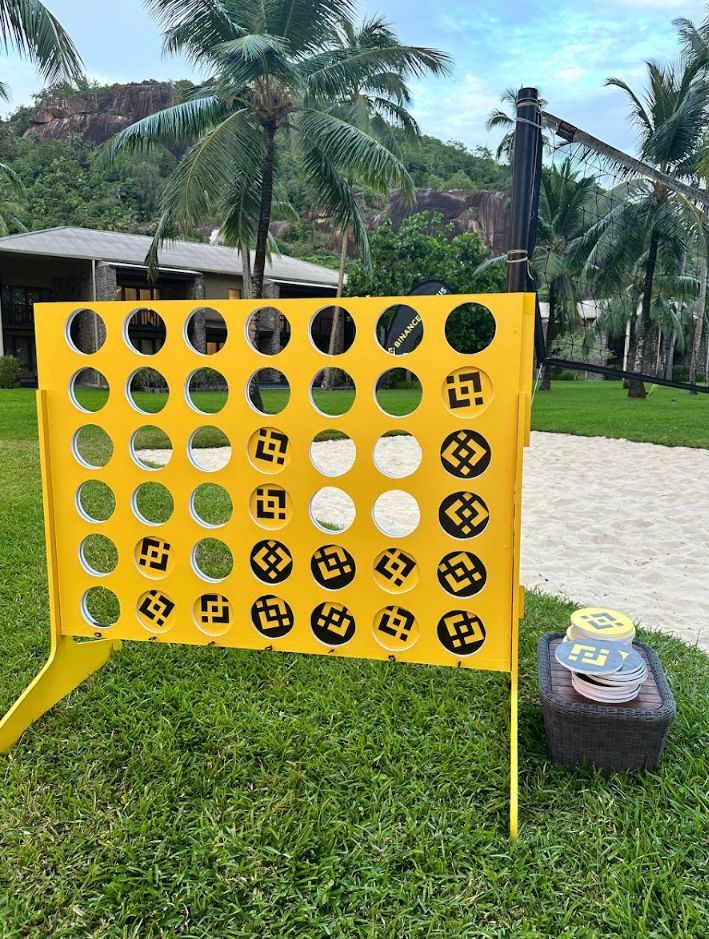 IRL gaming, the #Binance way.