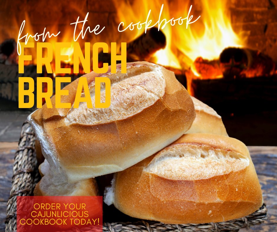 Homemade French Bread anyone? Cajunlicious eBook is back with new recipes! Featured Recipe French Bread available👉APPLE apple.co/3bQjXoE | AMAZON rb.gy/nemn9 #food #ebook #recipe #foodie #cooking #recipes #cook #hungry #cajunlicious  #crab #bread #frenchbread