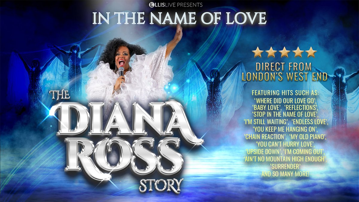 ⭐𝐎𝐍𝐄 𝐌𝐎𝐍𝐓𝐇 𝐓𝐎 𝐆𝐎: The Diana Ross Story Prepare to be taken on a spellbinding journey visiting one of the greatest musical stories ever told! 📆 Sat 25 May 7:30pm 🎟️ bit.ly/3Eb71Yp