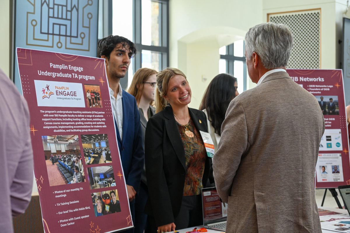 VTPamplin's tweet photo. ๐ Happy Celebrate Diversity Month, Hokies! ๐ The Pamplin College of Business is proud to honor #CelebrateDiversityMonth! ๐ผ๐ฌ Join us in embracing our diverse community and shaping a future where innovation thrives! ๐๐ก #PamplinDEIB #OnePamplin #NextGenPamplin https://t.co/sCaPheVT2W