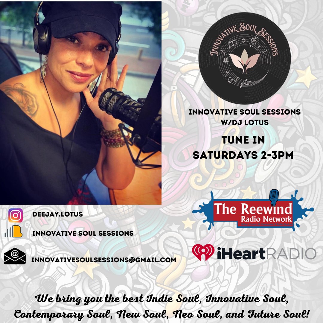WRRF_975LPFM's tweet photo. NOW AIRING:
The Saturday Afternoon Mix Tape CONTINUES with Innovative Soul Sessions with DJ Lotus (@deejay.lotus) from 2pm – 3pm EST

LISTEN LIVE to The @reewindradionetwork on @iheartradio https://t.co/JG8nqYfNrq

#reewind #reewindnetwork #reewindradionetwork https://t.co/QjUQGk7609