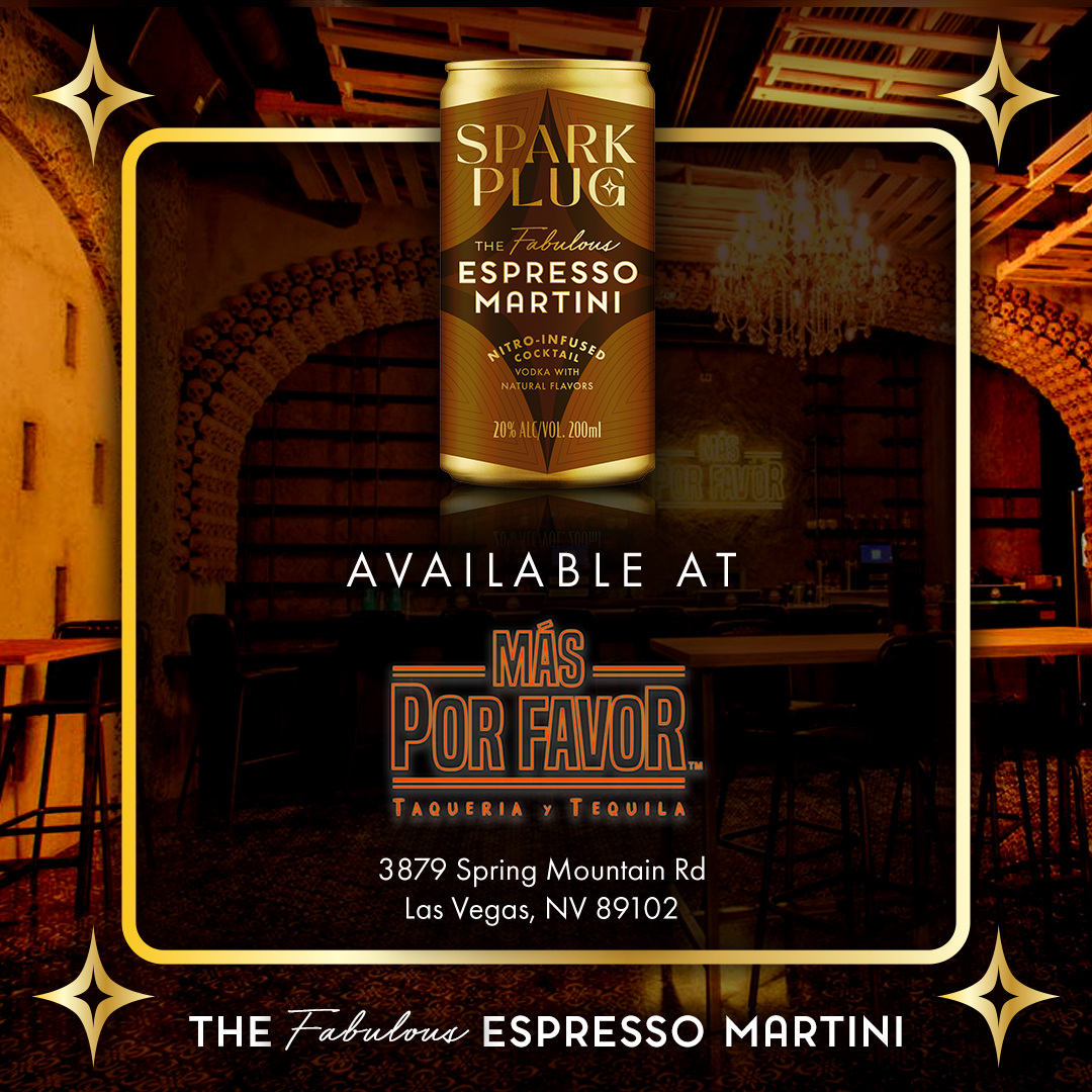 Looking for some latin flavors with your Spark Plug? No problem!

Use our locator drinksparkplug.com/locations to find Spark Plug near you!

#LasVegasInACan #EspressoMartini #VegasRestaurants