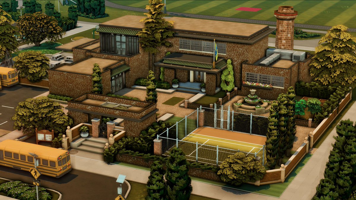 Live furnishing this High School in Copperdale! 
Join me ✨
twitch.tv/create4sims
#thesims4 #sims4 #thesims