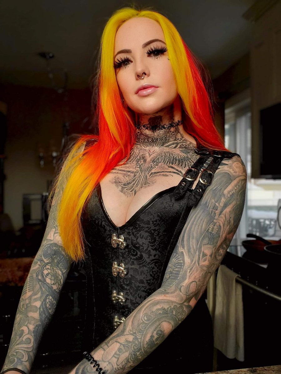 ❤️\u200d🔥#metalgirl #metalgirls #metalhead #metalheads #metalheadgirl  #metalchick #metalbabe #metalfamily #alt #altgirl #alternativegirl  #altmodel #alternativemodel #tattoos #tattooedgirl #tattooedgirls  #inkedgirls #inkedgirl #inkedbabe #firehair #corset ..., image size:900x1200
