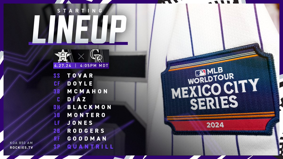 Lineups are set 🇲🇽