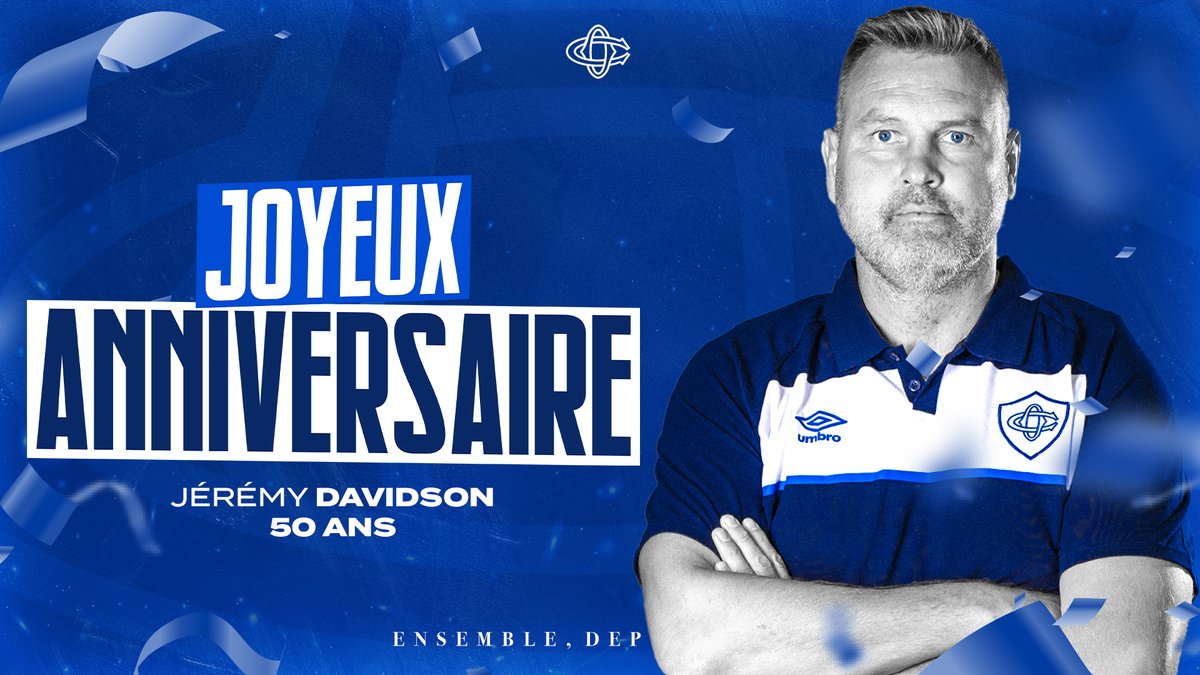 🎂Notre Manager Général, 𝙅𝙚́𝙧𝙚́𝙢𝙮 𝘿𝙖𝙫𝙞𝙙𝙨𝙤𝙣, souffle sa 50ème bougie aujourd'hui ! Joyeux anniversaire Jérémy ! 🥳 #TeamCO