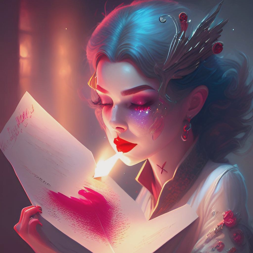 Dear Diary,

Love was once mine
Bold and beautiful 
Now faded away
Lost in the darkness 
She signed the fatal letter
Licked the seal
Red lipstick stained
Lethal kiss
One last goodbye

~j.d. 

#fairytalepoets #deardiary