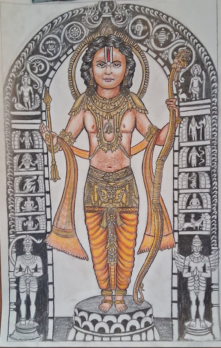 pavik123's tweet photo. @yogiraj_arun your work is an inspiration to my son https://t.co/IxQyqerRID