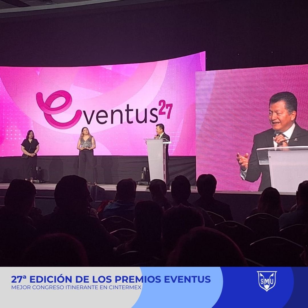 ¡Agradecemos a @BTCamericas, Socios y Socios Residentes SMU! Hemos sido honrados con el reconocimiento en la 27ª edición de los Premios Eventus como el mejor Congreso Itinerante en @cintermexmty, por el LXXIV Congreso de la Sociedad Mexicana de Urología 2023. 🏆✨ #SMU24