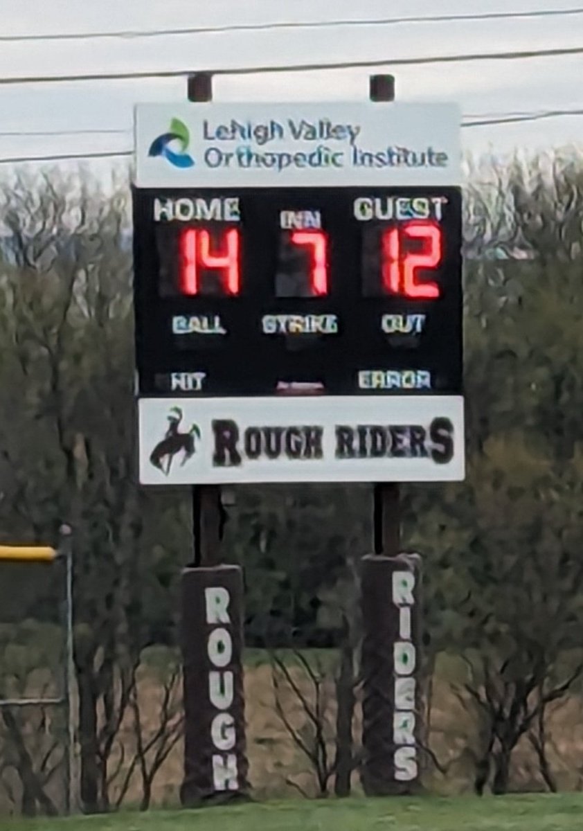 JHBB- Final ROUGH RIDERS 14 - Whitehall 12 First junior high baseball wln in school history... Great job boys!!! #GoRoughs ⚾👍🏼