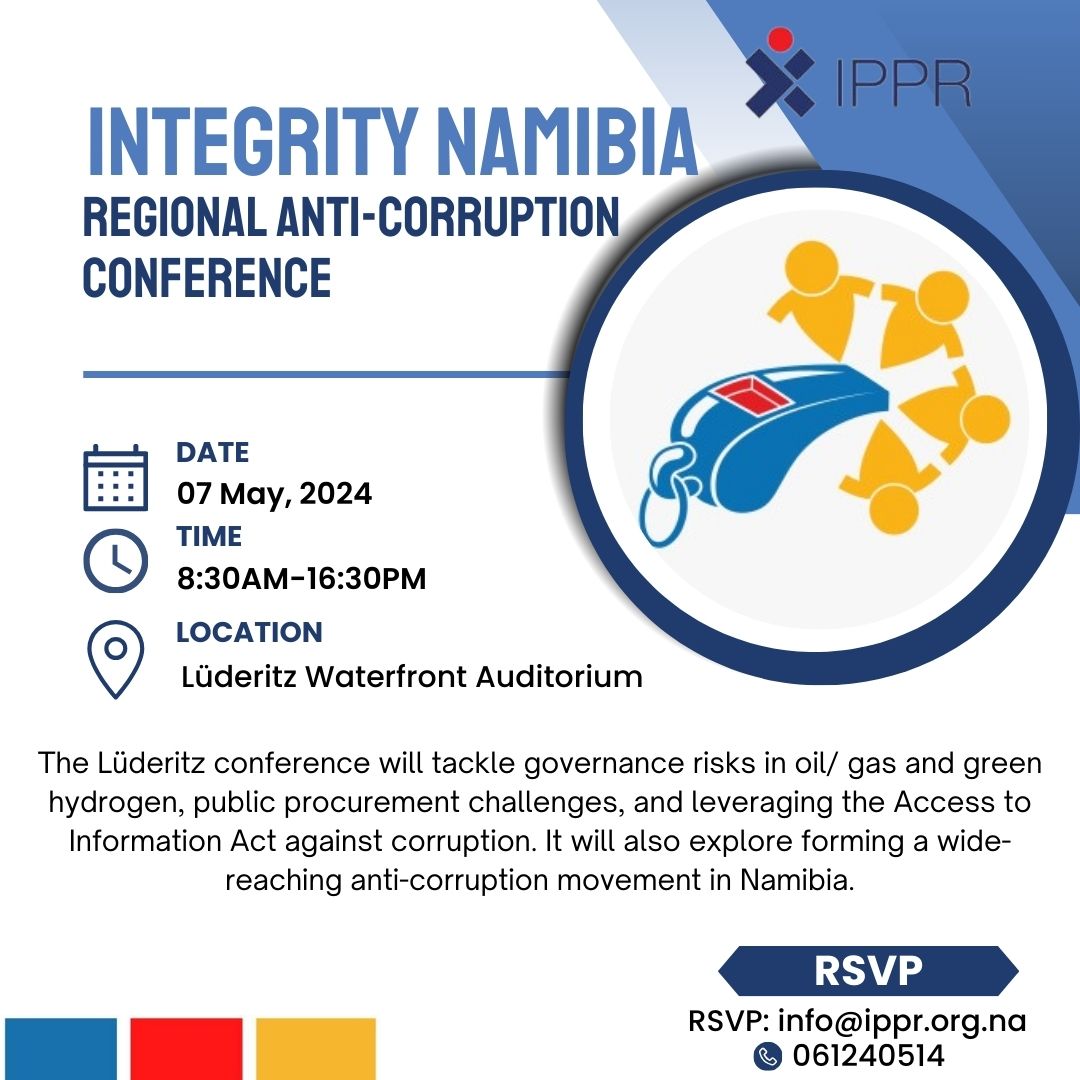 Luderitz will soon be the epicentre of the Namibian oil/gas and green hydrogen industries. It's also the venue for our next anti-corruption conference where we'll be asking how we can keep corruption out of these emerging industries & ensure the benefits go to the Namibian people