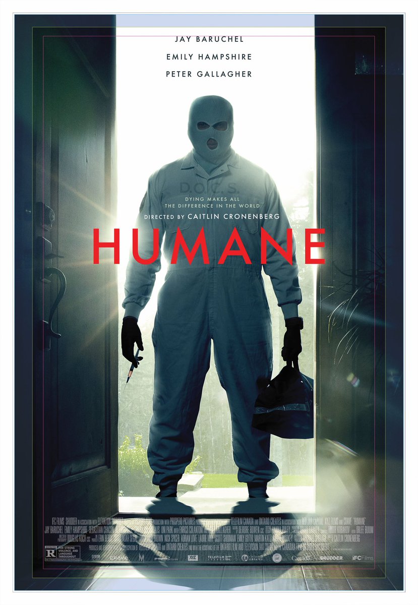 En 1 año la población ha de disminuir un 20% para salvar al resto. Una familia poderosa,  5 posibles muertes y un solo cadaver
La pequeña Cronenberg nos hace disfrutar con Humane, ⭐️ ⭐️ ⭐️ 🌟